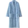 Vhersily Vestaglie Da Donna In Pile Con Cappuccio e Tasche, Accappatoi In Maglia A Cavo Con Bottoni Pigiama Invernale Accogliente, Da Notte In Peluche, Accappatoio Spa Morbido, Regalo Capodanno