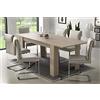 Dmora Tavolo per sala da pranzo estensibile, Consolle allungabile, Tavolo moderno con allunga, cm 140/200x88h75, colore Olmo chiaro
