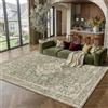 PureCozy Tappeto Salotto 200x300cm Verde Lavabile