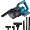 HEBERUCK Aspirapolvere manuale a batteria Makita 18 V, aspirapolvere multifunzione 4 in 1, ugello per pavimento, contenitore 0,7 l, per casa e auto, peli di animali