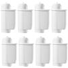 Mutital 8 Filtri Acqua per Macchine Caffè Siemens e Bosch | Compatibili con Siemens EQ3, EQ6, EQ9, EQ500 e S700. Ricambio per Bosch TCZ7003 e Brita Intenza 57549.