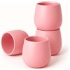 Goodwei Set di tazze da tè in ceramica giapponesi - 4 pezzi, forma arrotondata, elegante e moderna, tazze da tè per tè, latte matcha, succhi e altro ancora, 200 ml (Ume)