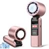 VHV Ventilatore portatile turbo a mano 1-199 velocità batteria 5500 mAh, mini ventilatore pieghevole con display LED funzione di raffreddamento, ventilatore tascabile per esterni campeggio uffici
