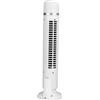YUEHISY Ventilatore a Torre Senza Lama Ventilatore da Scrivania USB Portatile Silenzioso con Luce per Studio in Ufficio Compatto e Facile da Pulire (WHITE)
