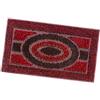emmevi Zerbino Asciugapassi Ingresso Antiscivolo Vellutato Morbido Mod.GOLD DIS_2 50X80 RETTANGOLARE ROSSO
