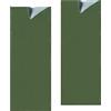 Generic 2 pezzi G10 Scales Knife Handle Material, Knifemakers DIY Slabs G10 Grips Micarta Blanks Slabs Material (verde militare e nero)