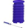 ILHAKVYDI Tubo Flessibile A Rullo For Testina Di Aspirazione, Compatibile Con Dyson, Accessorio For Aspirapolvere V8/V10/V15 Slim SV18 SV20 SV10K, Tubo Flessibile Blu Con Strumento(2pc)