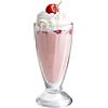 KONZEPT Coppette gelato con stelo 300 ml - Set 6 bicchieri in vetro per dessert, smoothie, frappè e macedonia
