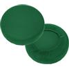 QUARKZMAN Copri Sgabelli Rotondo Diametro 11-15 Pollici Verde Scuro 2pz | Copri Sgabello Lavabile Antipolvere Con Elastico Per Bar Cucina Soggiorno Decorazione Senza Gommapiuma