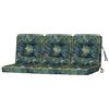 Bjird Cuscino per Panchina - Cuscini Morbidi per Seduta e Schienale, Cuscino per panche da giardino a dondolo, Cuscino per panca altalena Hollywood - 150 cm (3 x 50 cm) - erba verde