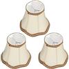 Gsycle Paralumi Piccoli, 3 Pezzi Clip su Paralume Paralume per Lampadario Paralumi da Tavolo Paralume per Lampada da Parete Paralume Pagoda per La Casa