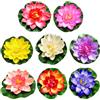 ZGDEIWGF 8 fiori di loto artificiali, decorazione per piscina, fiori di loto, decorazione per piante artificiali, decorazione per laghetti all'aperto, piante galleggianti