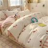 Covebett Set di biancheria da letto a bassotto, 140 x 200 cm, con motivo a bassotto, copripiumino e federa 70 x 90 cm, con chiusura lampo