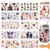 arricraft 10 fogli a tema libro UV DTF Cup Wrap per bicchieri da 16 oz, fan fantasy libri drago strofinare su decalcomanie adesivi trasferimento in PVC per tazze fai da te finestra decorazione stampa