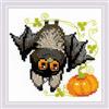 RIOLIS Counted Cross Stitch KIt 15x15cm - Upside Down (10 Count), Punto croce kit da ricamare, Set punto croce