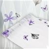 DecoMeister Pellicola Statica per Finestre 67,5x100 cm - Pellicola per Vetri Decorativa in PVC Perdita di Luce e Senza Colla - Facile da Applicare per Vetro Porte e Cabina Doccia - Motivo Farfalle