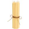 ukiyo Confezione da 12 candele sottili, altezza: 20 cm, diametro: 1,3 cm (paglia | Candela sottile Durata di combustione: 2,5 ore Compleanno Matrimonio Pasqua Natale