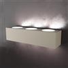 Top Light Applique Moderna Metallo Sabbia 6 Luci Gx53