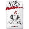 anemone Set da letto Minnie 140x200 - Copripiumino Minnie 100% Cotone (E)