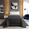 Zucchissime Trapunta letto singolo 170x265 | calda e leggera, double face, design elegante | Coperta Matrimoniale Invernale in microfibra | comfort avvolgente e qualità sartoriale 350 g/m²