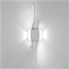 Comely Applique da Parete Interno, 20W 2250LM Lampada da Parete LED Bianco | 60CM Lungo LED Lampada a Muro per Soggiorno, Camera da Letto, Scale, Corridoio, 6500K Bianco Freddo