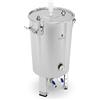 Royal Catering Fermentatore Tronco Conico Bollitore Birra RCBM-45CFC (30 Litri, Acciaio Inox, Conico, 0-40 °C, Spirale di Raffreddamento)