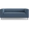 MASTERS OF COVERS Copridivano Klippan 2 Posti, Cotone Lago Blu | Compatibile con IKEA Klippan 2 posti. Solo fodera, divano non incluso. Cotone, realizzata a mano.