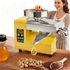 BrightFootBook Pressa per Olio Automatica 1500W | Spremi Olive a Freddo e a Caldo 200N·M | Macchina per Olio Automatica in Acciaio Inox, 5-9kg/h, per Casa e Uso Professionale