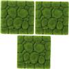 balacoo 3 Pezzi Pannelli Decorativi Muschio Simulato Parete Verde Artificiale Per Interni Ed Esterni Decorazione Murale Adesiva Naturale Per Casa e Foto