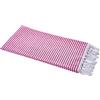 Carenesse Asciugamano di Hammam STRISCIA rosa fucsia, leggero e delicato, 100% cotone, 90 x 180 cm, peshtemal, asciugamano sauna, telo bagno, telo mare, asciugamano zaino in spalla, fouta