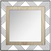 ATMOSPHERA CREATEUR D'INTERIEUR - Specchio metallico nero joe 45x45cm