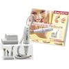 Peter Bausch 0319D - Set di accessori per manicure e pedicure (include il supporto acrilico con tensionatore adatto a sinistra e mano destra), bianco