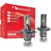 Nakamichi GS810 Serie LED di Ricambio per Fari e Fendinebbia, 12 000 Lumen 44W Per Set, Luce Bianca Giorno, Plug and Play, Fascio 1:1, Confezione da 2, 6000K, H4 (HB2 9003)
