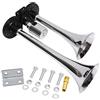 ECOSWAY 12 V/24 V doppia tromba super forte, corno d'aria universale 150 db per auto, camion, moto, treno, barca, pezzo di ricambio