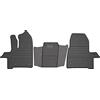 IMJ-Global Tappetini Auto Gomma elToro su Misura Compatibili con Ford Transit Custom I 2017-2023 2 posti, 1° fila, post-facelift, cambio automatico, Set Completo di Tappeti Auto