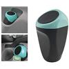 MRCARTOOL Mini Car Pattumiera Plastica Bidone della spazzatura 16x8CM Contenitore per rifiuti Contenitore per rifiuti Interni auto/Ufficio/Casa (Blue-Mini Trash Can)