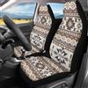 Bulopur Navajo - Coprisedili per auto, motivo geometrico azteco, 2 pezzi, universali, traspiranti, adatti per la maggior parte dei camion, furgoni e SUV