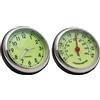 Riloer Automotive Digital Luminous - Monitor per orologio al quarzo con clip e adesivo per termometro auto, 4 x 4 x 4 cm, colore: Verde