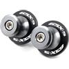 ZESIDIMO Per GSX-S750 GSX-S1000 Accessori M8 Forcellone Cavalletto (Grigio) | 2 Pezzi Nottolini GSX S1000 S750 gsxs 750 1000 F-ABS GSX-S 125 150 Alza Moto Supporti