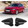Opaltool Copertura Specchietto Retrovisore per Seat Ibiza MK3 MK5 Arona 2012-2020 | Tappo Copri Specchietto, Sinistro+Destro