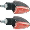 AMAS The Best COPPIA FRECCE OMOLOGATE - 12 volt 21 watt ALOGENE (gambo corto, carbon look)