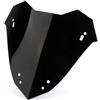 Generico Coperture Per Parabrezza Moto Per X-MAX300 XMAX300 X-MAX 300 2023 2024 Deflettori Vento Anteriori E Cupolino Cupolino Spoiler(Nero)