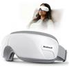 Nekteck Massaggiatore per occhi con calore, maschera per occhi per alleviare l'emicrania, massaggio occhi riscaldato per occhi secchi, relax del sonno, regalo di compleanno per donne e uomini (bianco)
