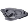 ESMENATZLS Mascherina per dormire, 3D, in morbida memory foam, con protezione al 99% per proteggere gli occhi (grigio, 1 pezzo)