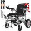 VOCIC V62 Sedia a rotelle elettrica pieghevole leggera per disabili 136KG