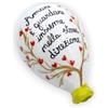 SICILIA BEDDA CAPACI Palloncino da Parete in Pregiata Ceramica Siciliana, con Diverse opzioni Decoro, h 14 cm e L 9 cm ca. (1Unità) - Decoro 2