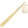 Generic Spegnicandele - Estintore per stoppini in acciaio inossidabile con manico lungo, elegante accessorio per soffiare candele | Strumento facile e sicuro per spegnere la candela, perfetto per gli amanti d