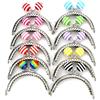 BDXMKS Clic Clac per Portamonete 10 Pezzi/Lotto 8,5 cm Strisce Lecca-Lecca Perline Cornice for Borsa in Metallo Brillante e Pulito semicerchio Argento Chiusura a Bacio Accessorio for