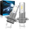 Sycreek Lampadina H7 LED,Aggiornato 25000LM 6500K Super Brillante Fari Abbaglianti e Anabbaglianti, Kit Sostituzione Lampada Alogena,2 H7 Lampadine