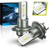 Sycreek H7 LED Lampadine,22000LM 6500K Super Brillante Fari Abbaglianti e Anabbaglianti, Kit Sostituzione Lampada Alogena E Fari Allo Xenon,2 Lampadina H7